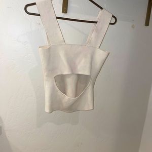 525 avant-garde off white top